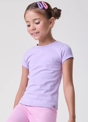 Bimbi - Blusa Lilás Básica Lilás - BIMBI