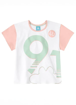 Lilica Ripilica - Blusa Lilica Branca Menina Branco - LILICA RIPILICA