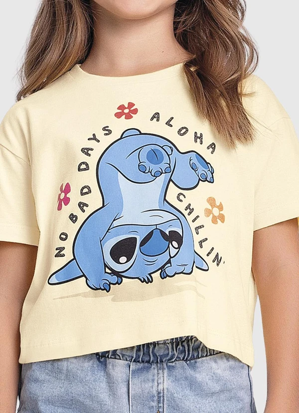 Fakini Kids - Blusa Lilo & Stitch Amarelo 2