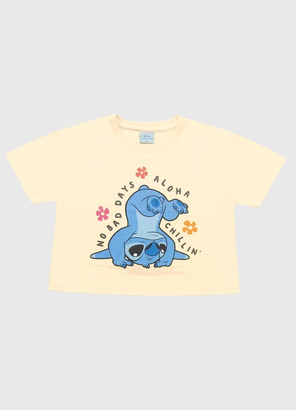 Fakini Kids - Blusa Lilo & Stitch Amarelo 3