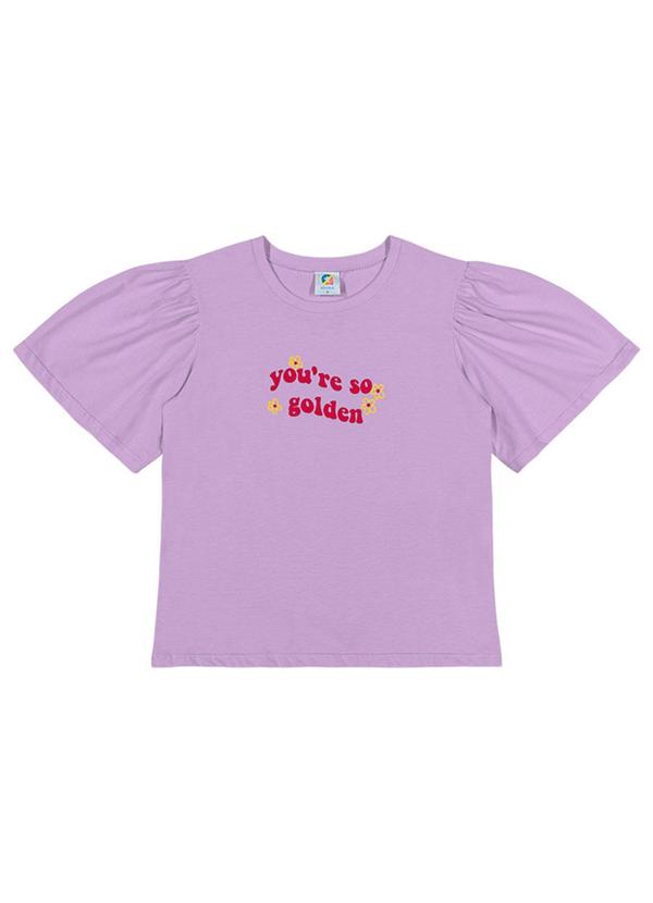 Alenice - Blusa Mães e Filhas Menina Roxo