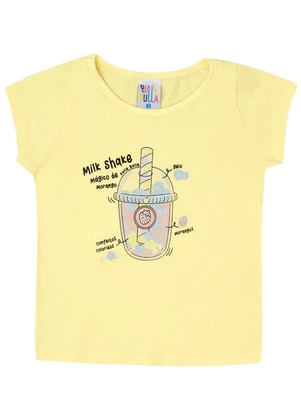 Pulla Bulla - Blusa Malha Amarelo - PULLA BULLA