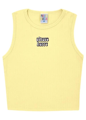 Pulla Bulla - Blusa Malha Amarelo - PULLA BULLA