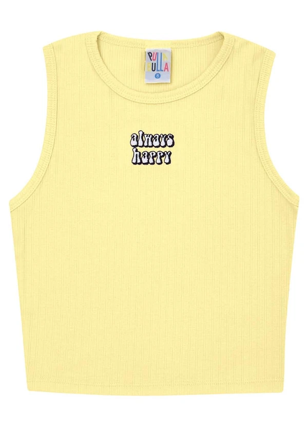 Pulla Bulla - Blusa Malha Amarelo