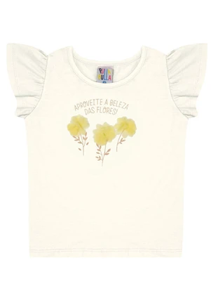 Pulla Bulla - Blusa Malha Bege - PULLA BULLA