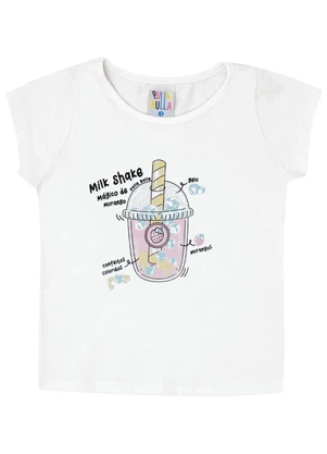 Pulla Bulla - Blusa Malha Branco - PULLA BULLA