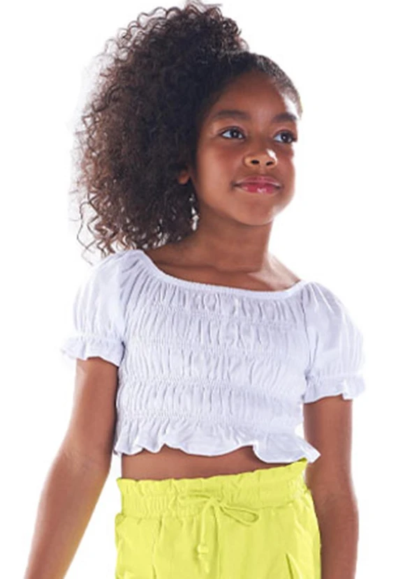 Pulla Bulla - Blusa Malha Branco