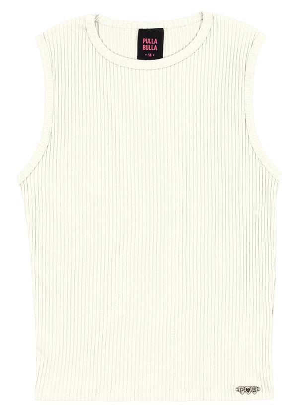 Pulla Bulla - Blusa Malha Canelada Bege 3