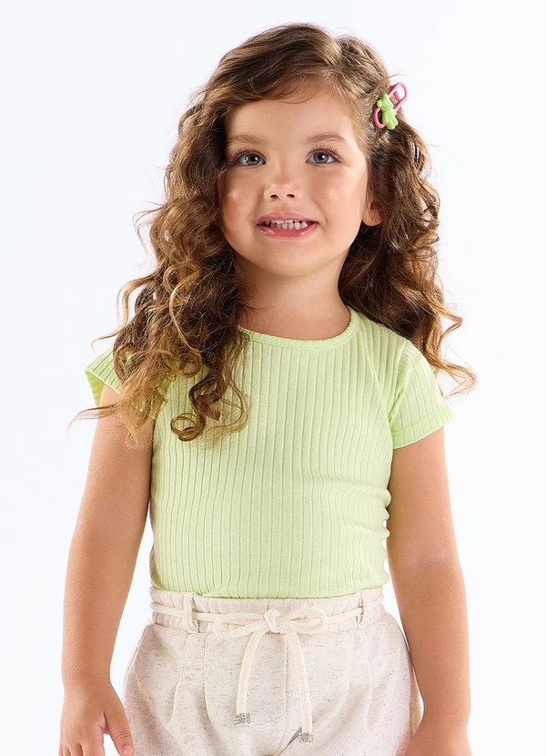 Pulla Bulla - Blusa Malha Canelada Verde