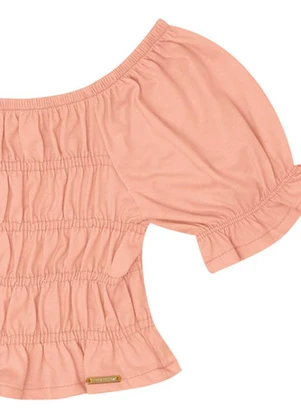 Pulla Bulla - Blusa Malha Laranja - PULLA BULLA