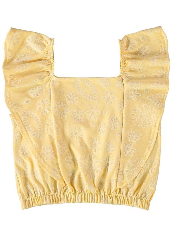 Malwee Kids - Blusa Malha Menina Amarelo