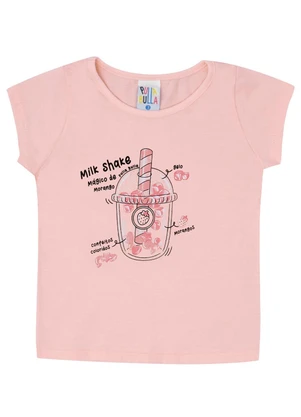 Pulla Bulla - Blusa Malha Rosa - PULLA BULLA