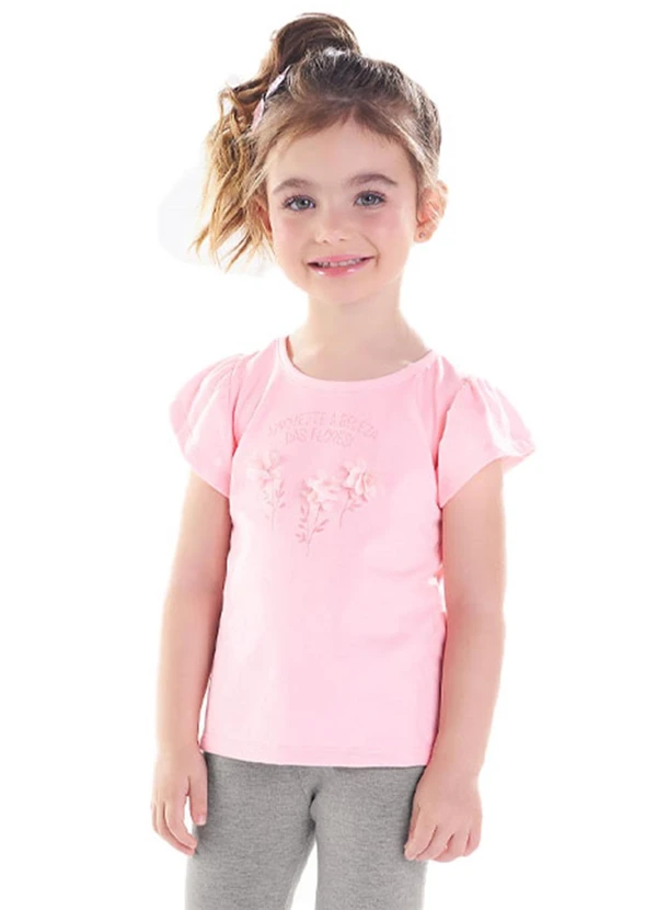 Pulla Bulla - Blusa Malha Rosa