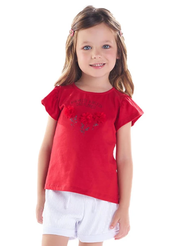 Pulla Bulla - Blusa Malha Vermelho