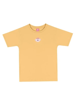 Lilica - Blusa Manga Curta Amarelo - LILICA