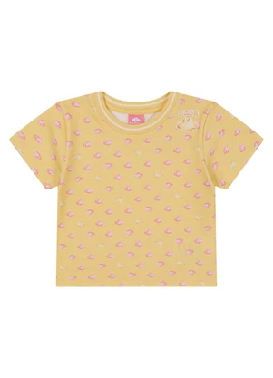 Lilica Ripilica - Blusa Manga Curta Amarelo - LILICA RIPILICA