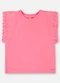 Up Baby - Blusa Manga Curta Básica Infantil Verde - variação: Rosa