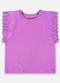 Up Baby - Blusa Manga Curta Básica Infantil Verde - variação: Roxo