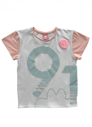 Lilica Ripilica - Blusa Manga Curta Branco - LILICA RIPILICA