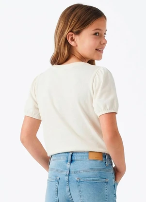 Marisol - Blusa Manga Curta  Branco - MARISOL