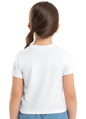 Gloss - Blusa Manga Curta com Amarração Branco - GLOSS