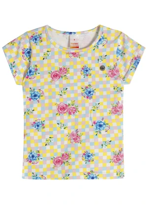 Marisol - Blusa Manga Curta com Repelência a Água Amarelo - MARISOL