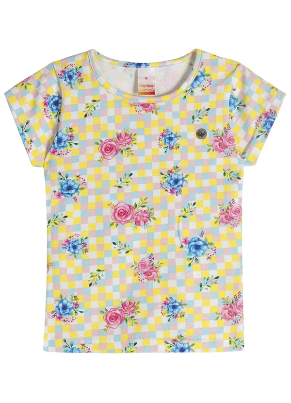 Marisol - Blusa Manga Curta com Repelência a Água Amarelo 1