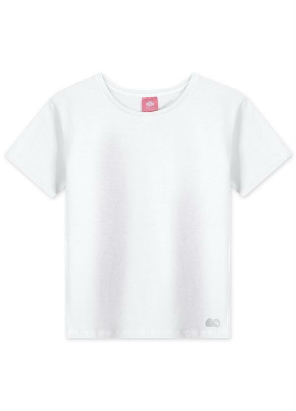 Lilica Ripilica - Blusa Manga Curta com Tecnologia Thermo Branco