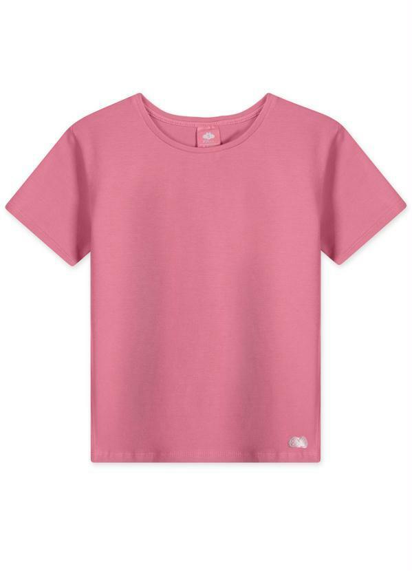 Lilica Ripilica - Blusa Manga Curta com Tecnologia Thermo Rosa