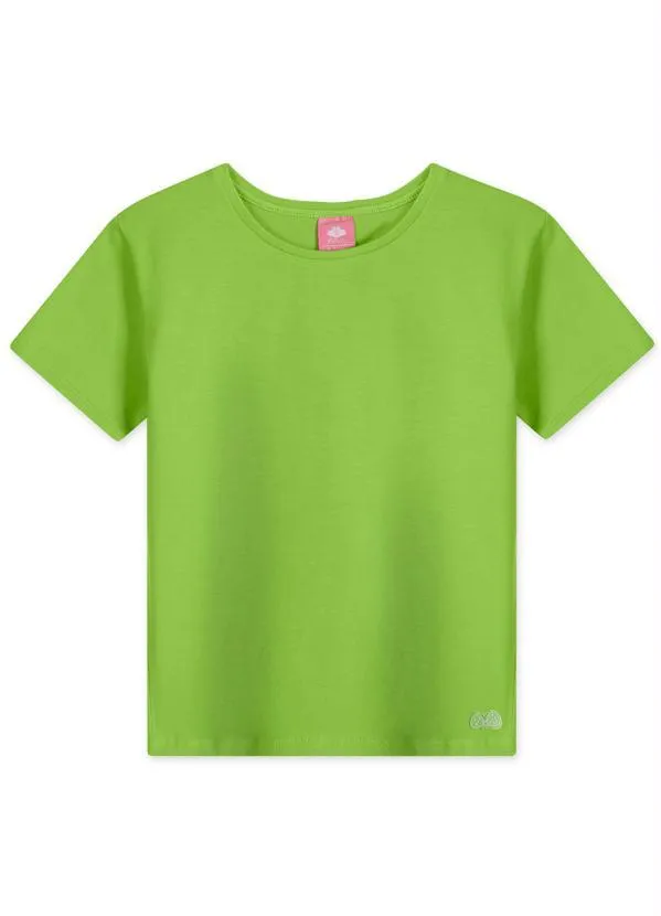 Lilica Ripilica - Blusa Manga Curta com Tecnologia Thermo Verde