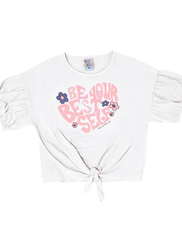 Pulla Bulla - Blusa Manga Curta Menina Amarelo