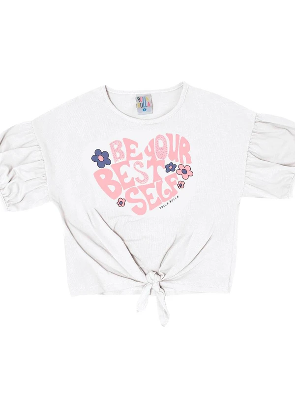 Pulla Bulla - Blusa Manga Curta Menina Amarelo