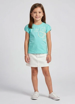 Trick Nick - Blusa Manga Curta Feminina Azul - TRICK NICK