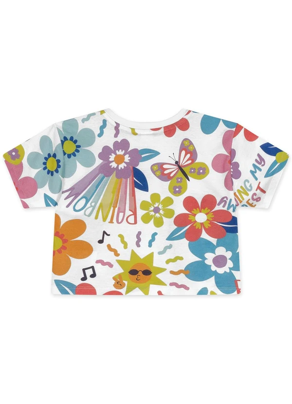 Marisol - Blusa Manga Curta Feminina Marisol Branco