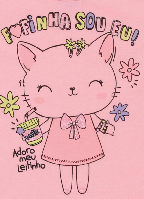 Pulla Bulla - Blusa Manga Curta Menina Rosa 2