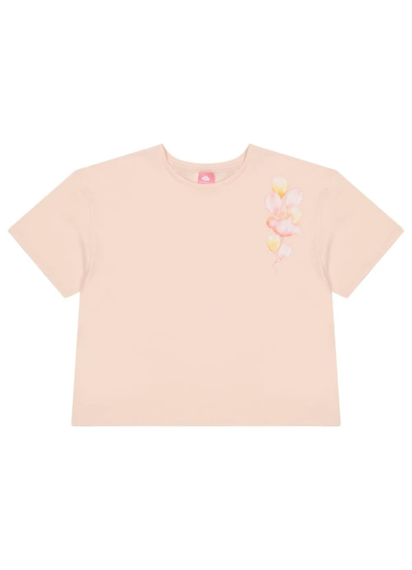 Lilica Ripilica - Blusa Manga Curta Feminino Bege
