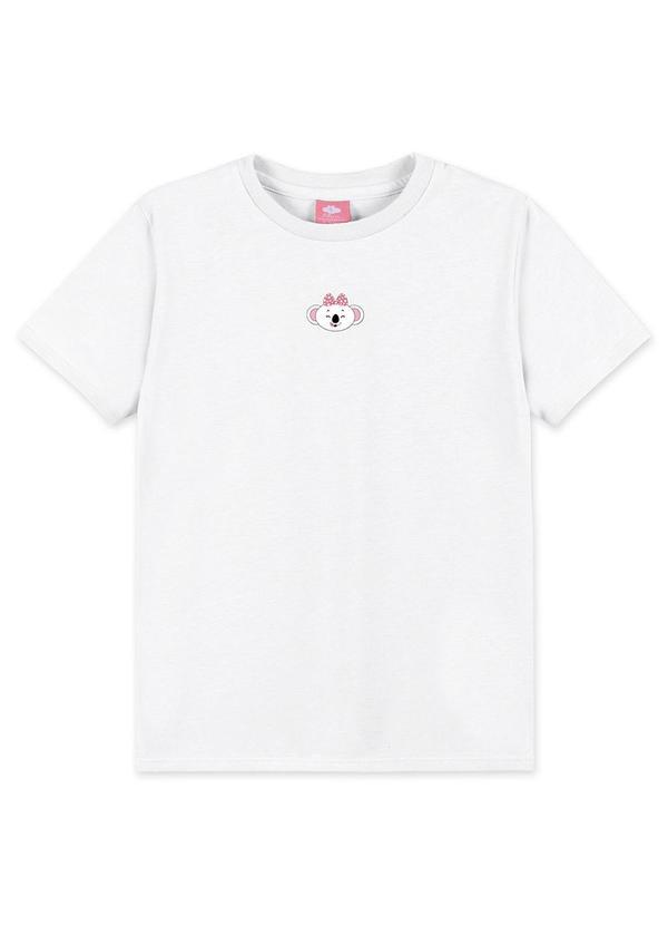 Lilica Ripilica - Blusa Manga Curta Infantil Branco