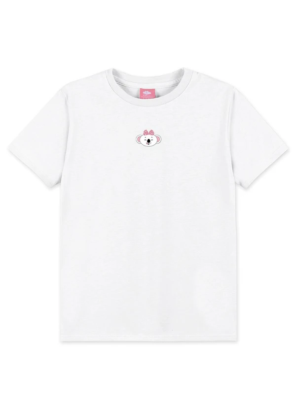 Lilica Ripilica - Blusa Manga Curta Infantil Branco