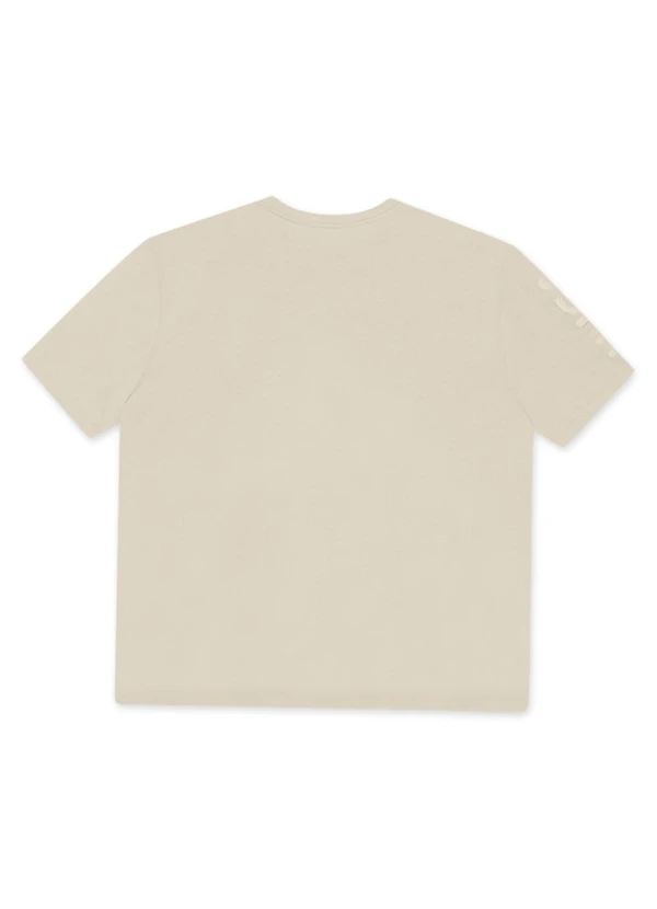 Lilica Ripilica - Blusa Manga Curta Infantil Feminina Bege 2