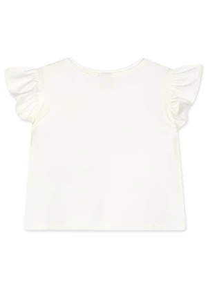 Lilica Ripilica - Blusa Manga Curta Infantil Feminina Bege - LILICA RIPILICA