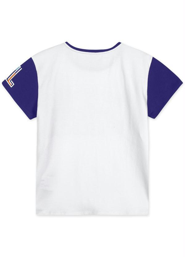 Lilica Ripilica - Blusa Manga Curta Infantil MeninaBranco 2