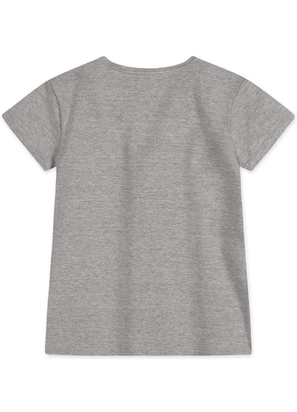 Lilica Ripilica - Blusa Manga Curta Infantil MeninaCinza 2