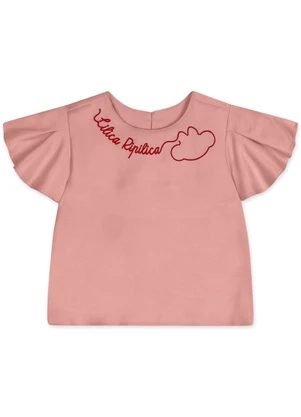 Lilica Ripilica - Blusa Manga Curta Infantil Feminina Rosa - LILICA RIPILICA