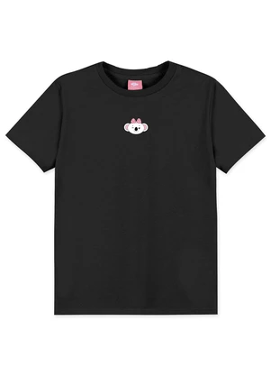 Lilica Ripilica - Blusa Manga Curta Infantil Preto - LILICA RIPILICA