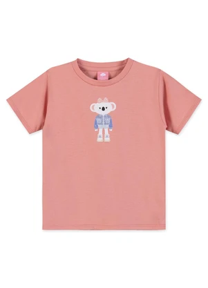 Lilica Ripilica - Blusa Manga Curta Infantil Rosa - LILICA RIPILICA