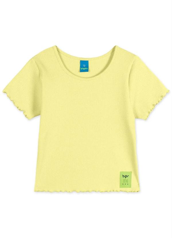 Hapier - Blusa Manga Curta Juvenil Feminina Verde