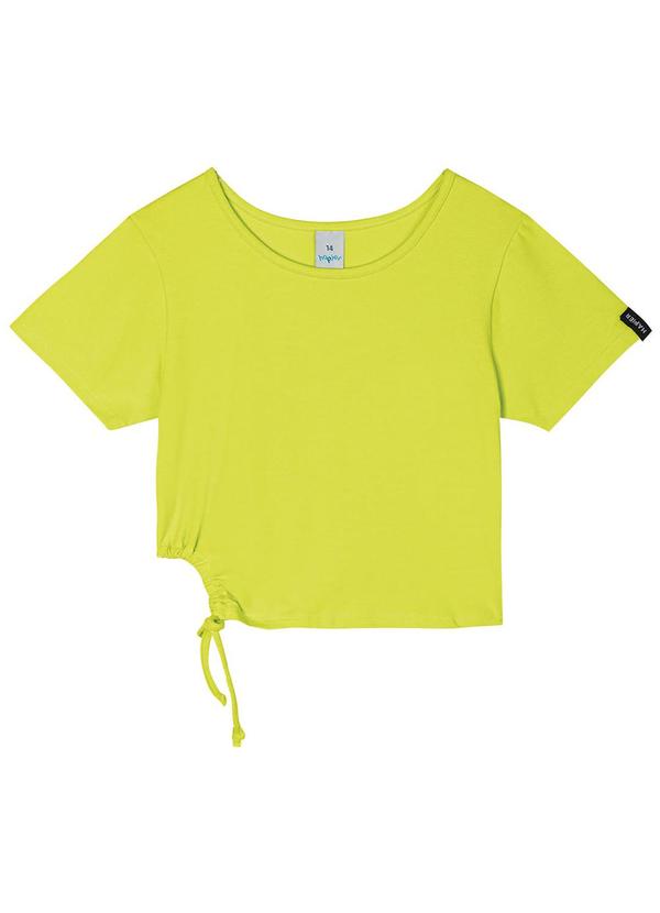 Hapier - Blusa Manga Curta Juvenil Feminina Verde