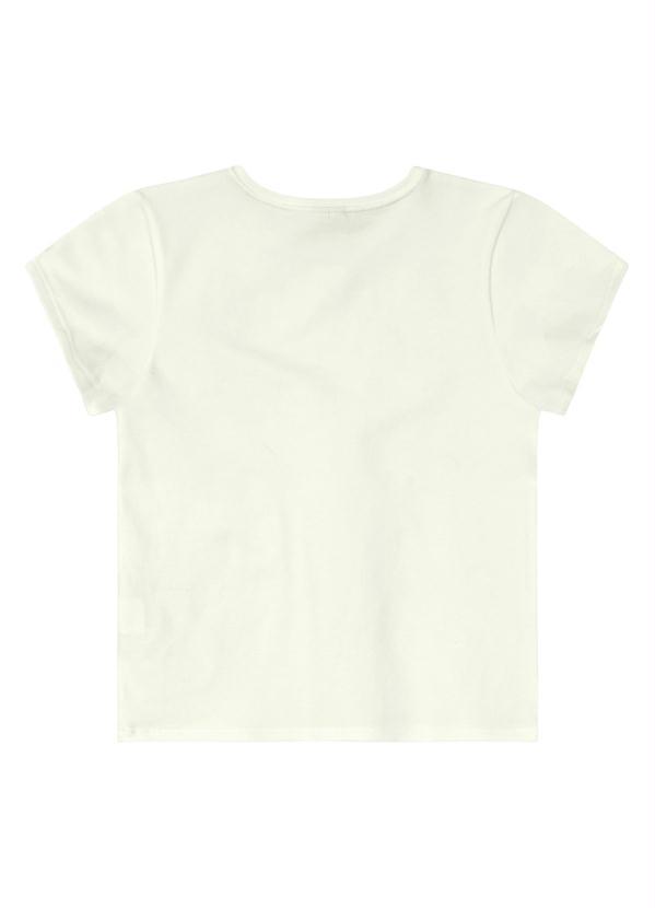 Lilica Ripilica - Blusa Manga Curta Malha Menina Bege 2