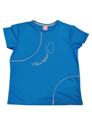 Lilica Ripilica - Blusa Manga Curta Menina Azul - LILICA RIPILICA