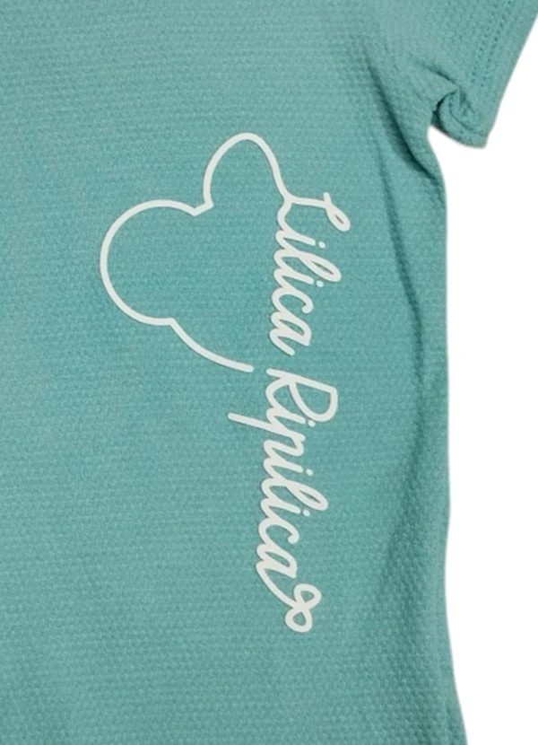 Lilica Ripilica - Blusa Manga Curta Menina Verde 2